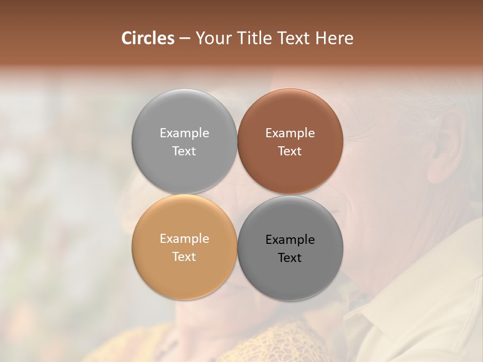 Aged Pensioner Elderly PowerPoint Template