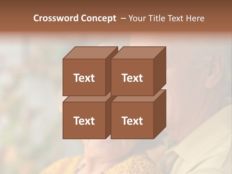 Aged Pensioner Elderly PowerPoint Template