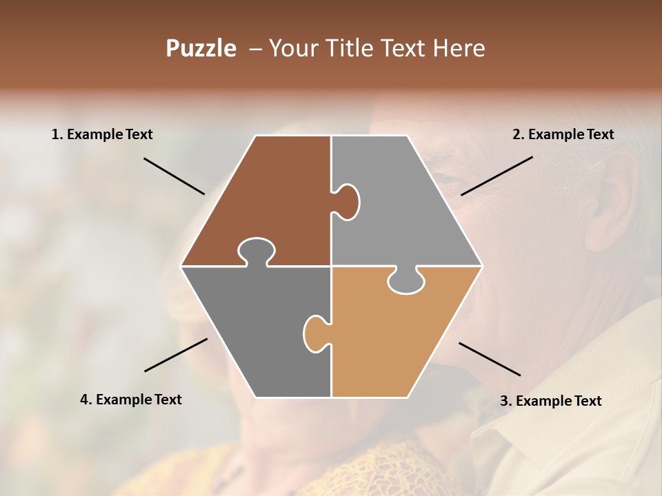 Aged Pensioner Elderly PowerPoint Template