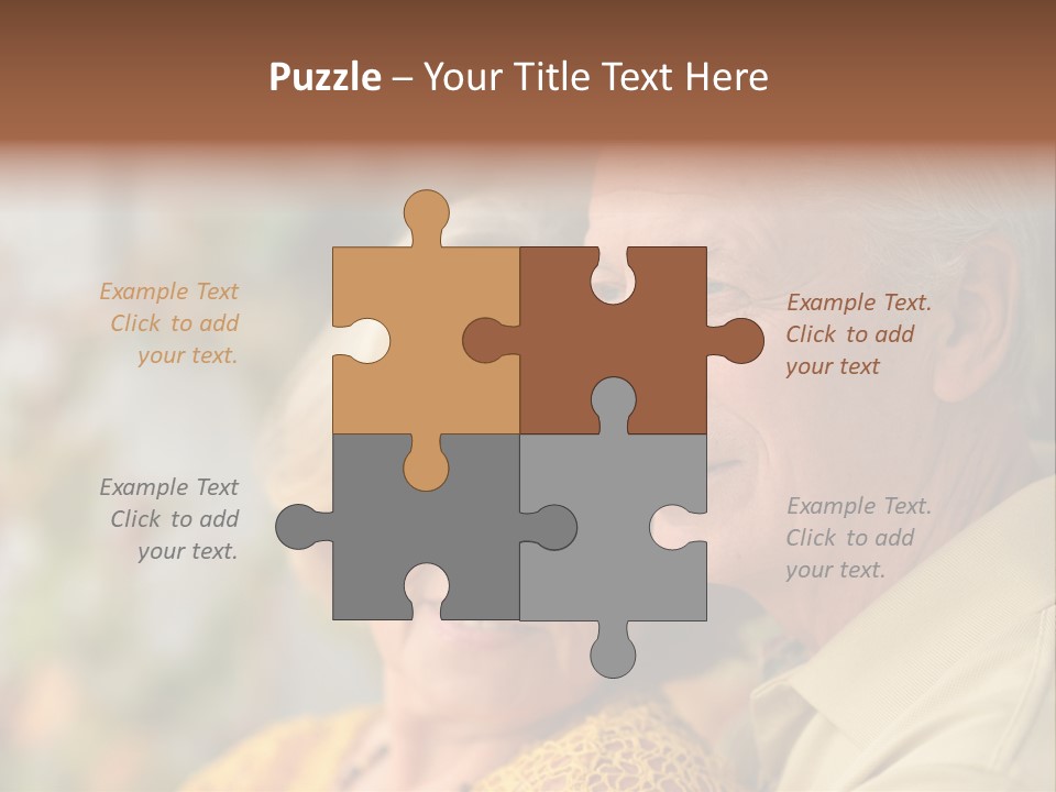 Aged Pensioner Elderly PowerPoint Template