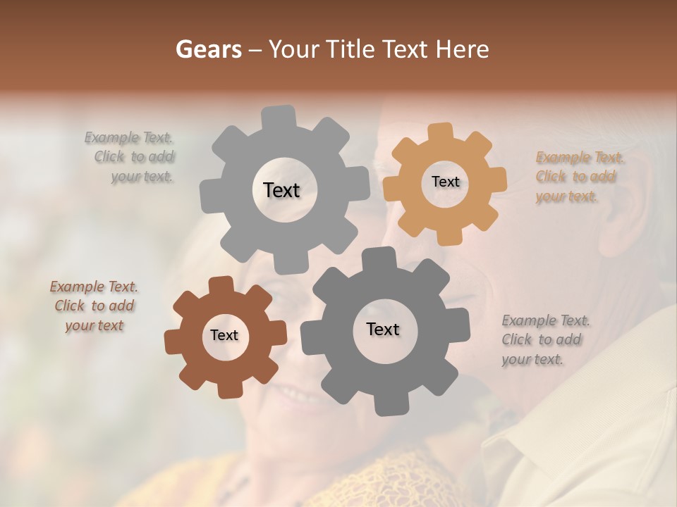 Aged Pensioner Elderly PowerPoint Template