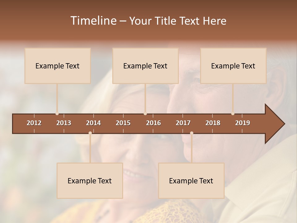 Aged Pensioner Elderly PowerPoint Template