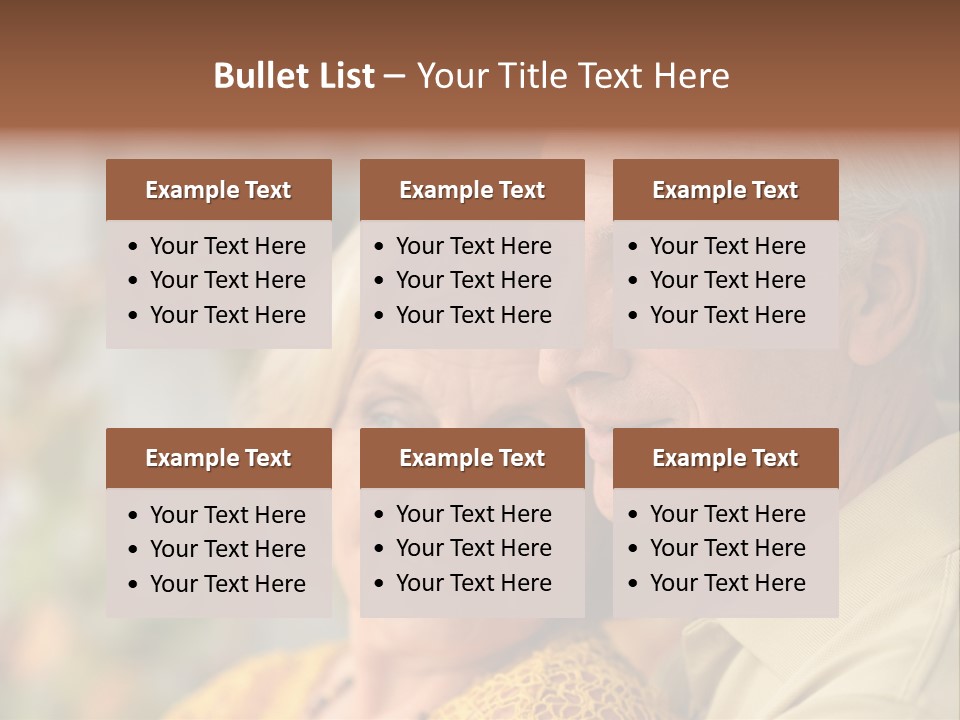 Aged Pensioner Elderly PowerPoint Template