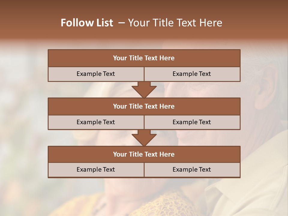 Aged Pensioner Elderly PowerPoint Template