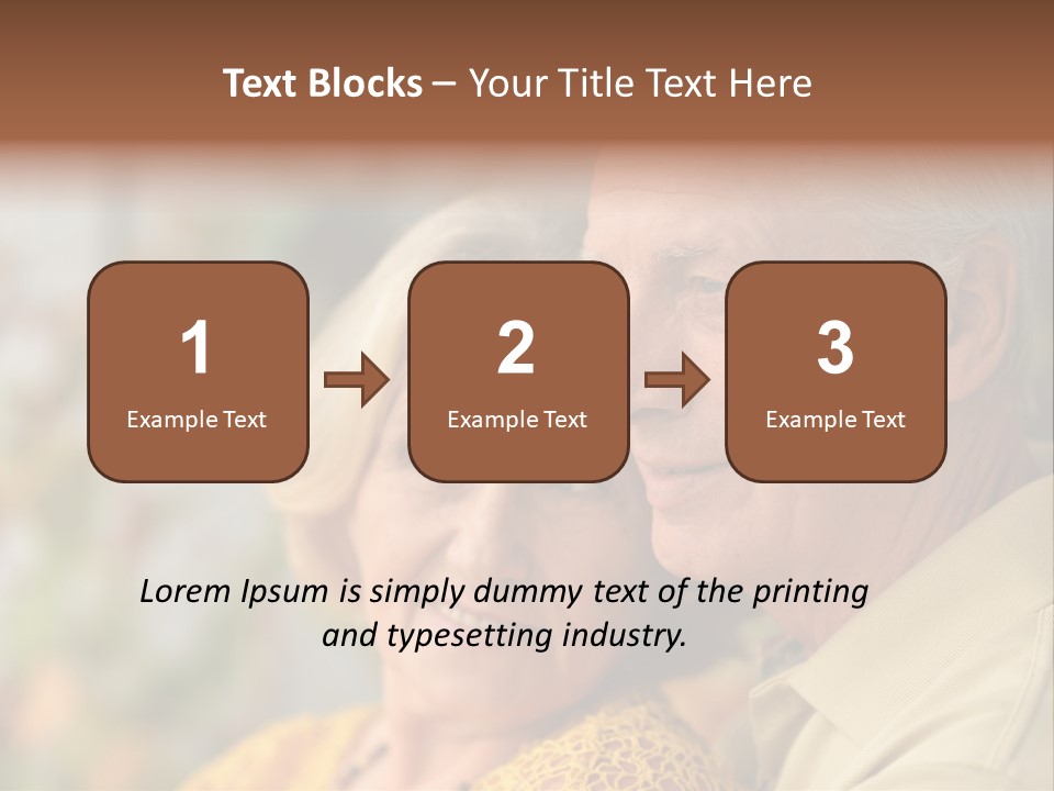 Aged Pensioner Elderly PowerPoint Template