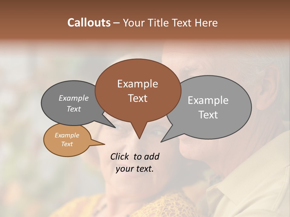 Aged Pensioner Elderly PowerPoint Template