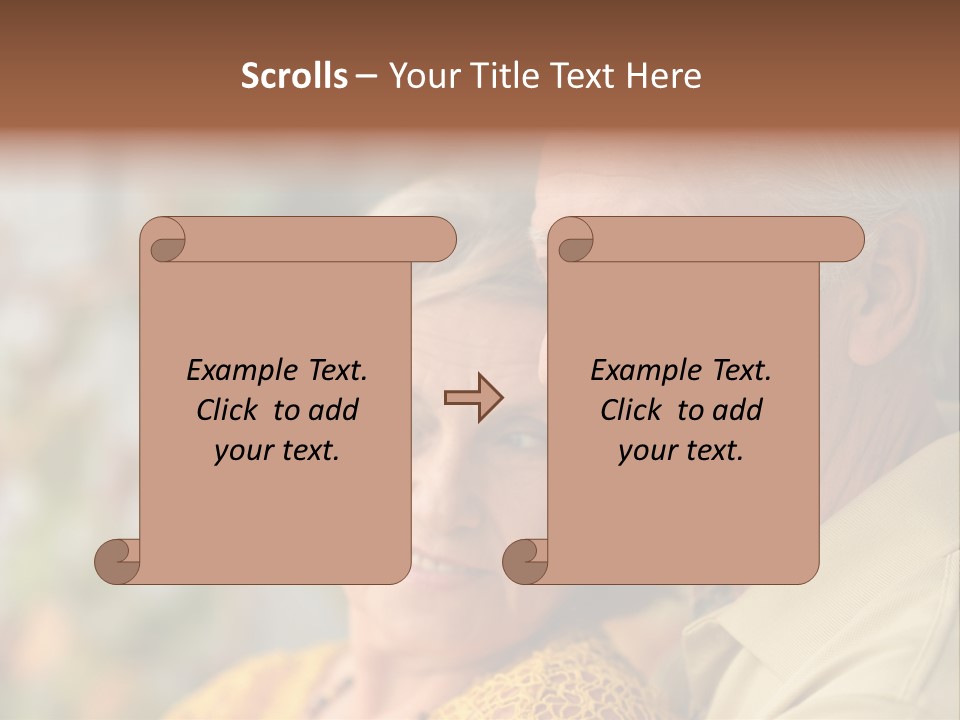 Aged Pensioner Elderly PowerPoint Template