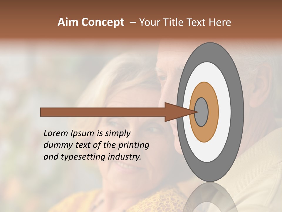 Aged Pensioner Elderly PowerPoint Template