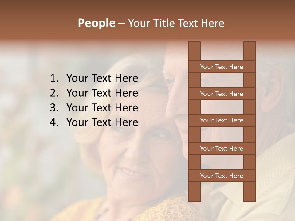 Aged Pensioner Elderly PowerPoint Template