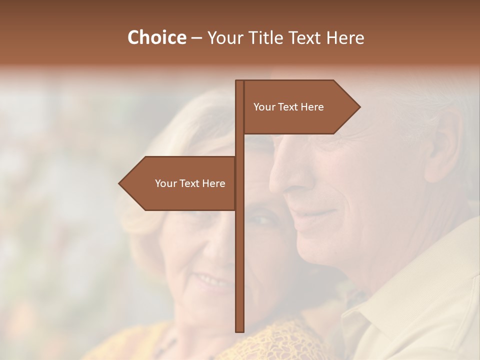 Aged Pensioner Elderly PowerPoint Template