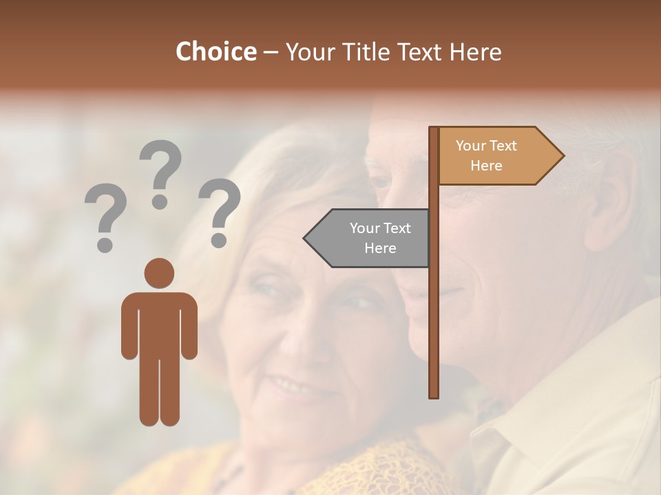 Aged Pensioner Elderly PowerPoint Template