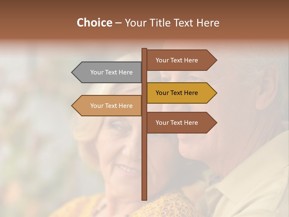 Aged Pensioner Elderly PowerPoint Template