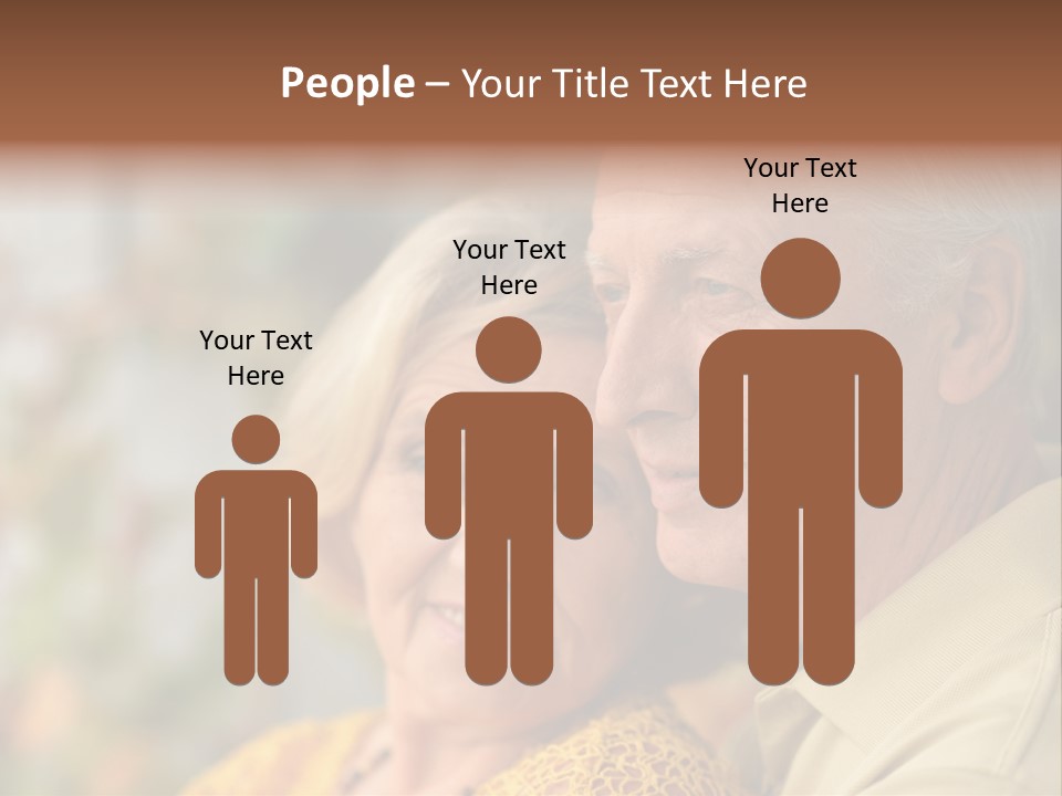 Aged Pensioner Elderly PowerPoint Template