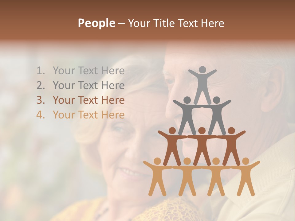 Aged Pensioner Elderly PowerPoint Template
