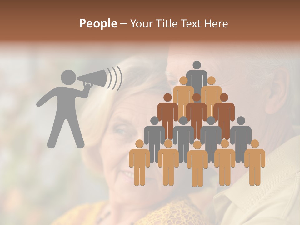 Aged Pensioner Elderly PowerPoint Template