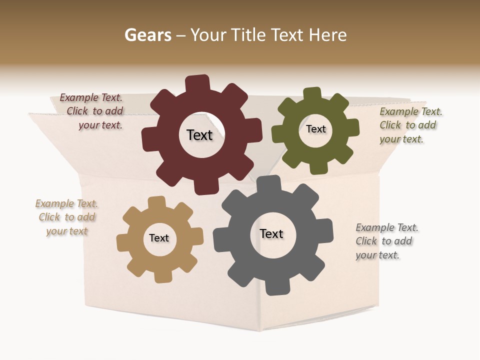 Equipment Blank Isolated PowerPoint Template