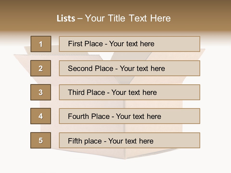 Equipment Blank Isolated PowerPoint Template