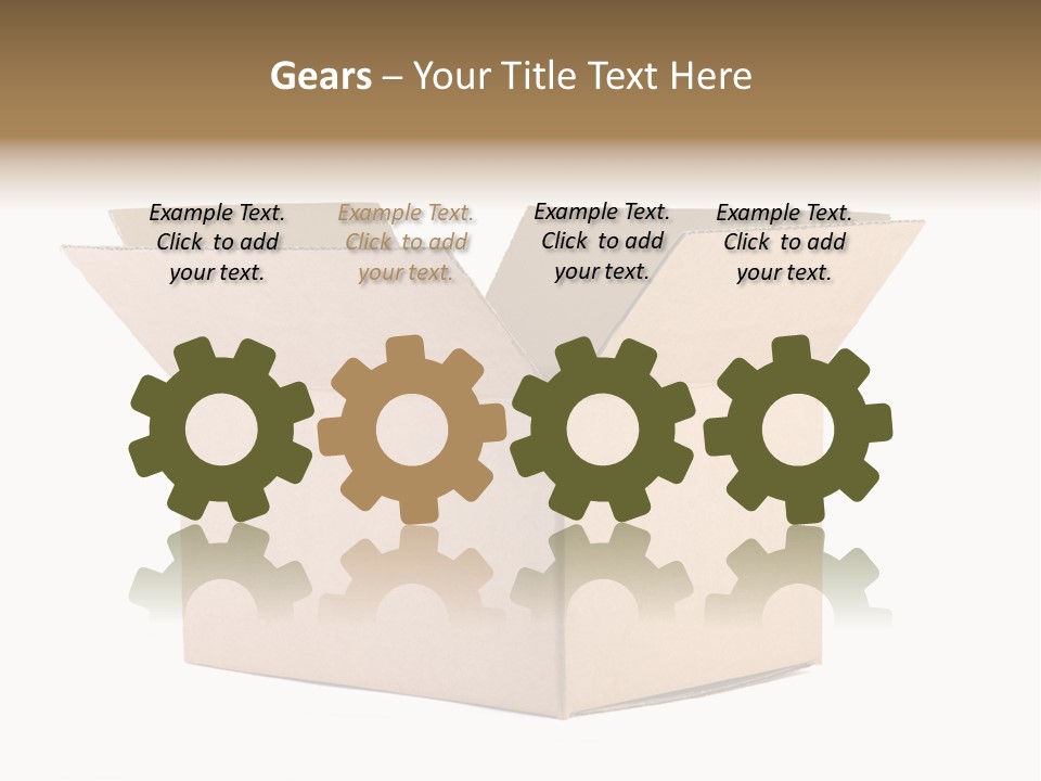 Equipment Blank Isolated PowerPoint Template