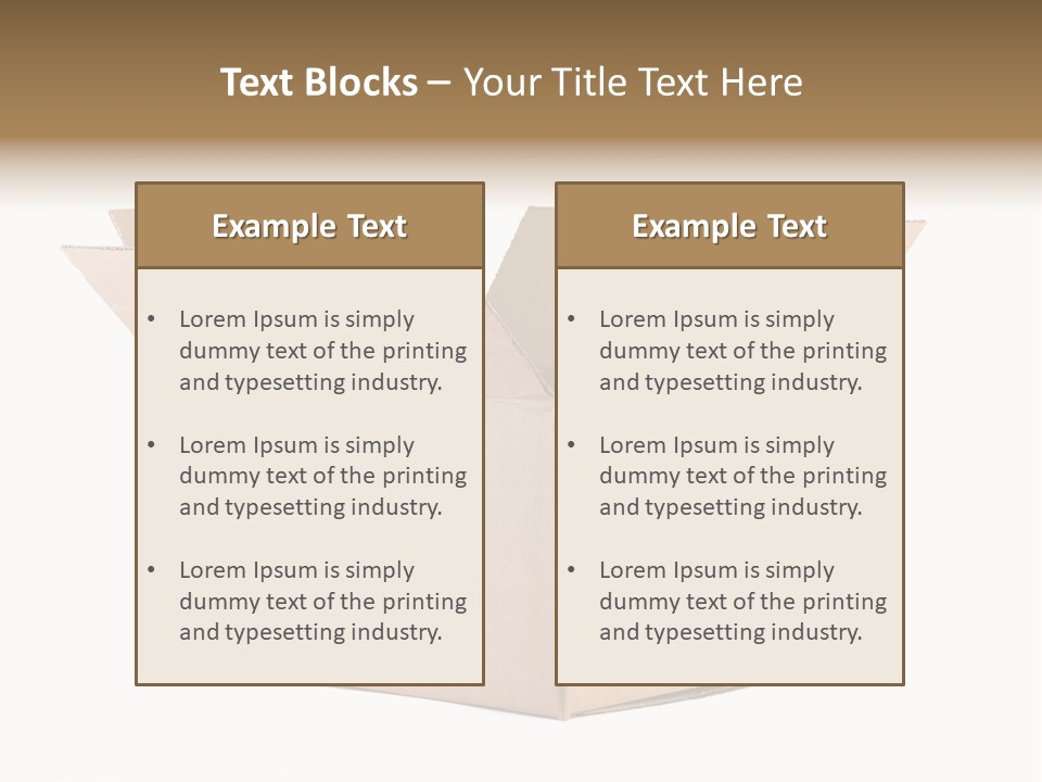 Equipment Blank Isolated PowerPoint Template