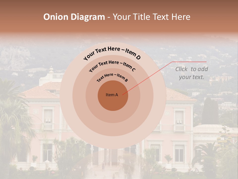 Steps Front Palm PowerPoint Template
