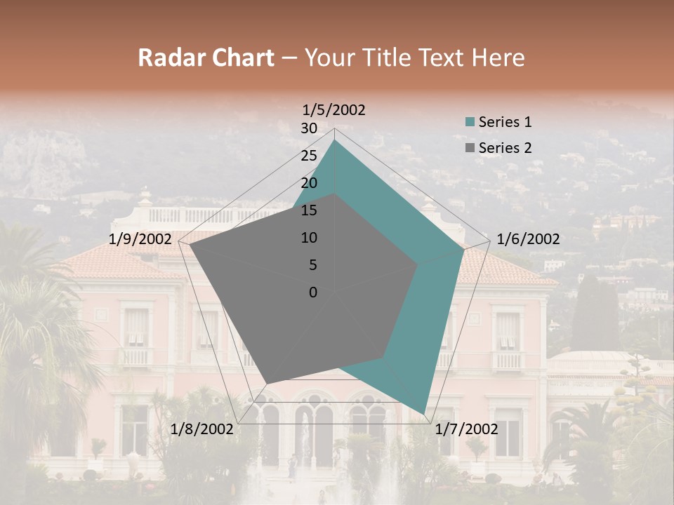Steps Front Palm PowerPoint Template