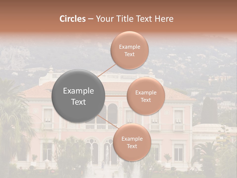 Steps Front Palm PowerPoint Template