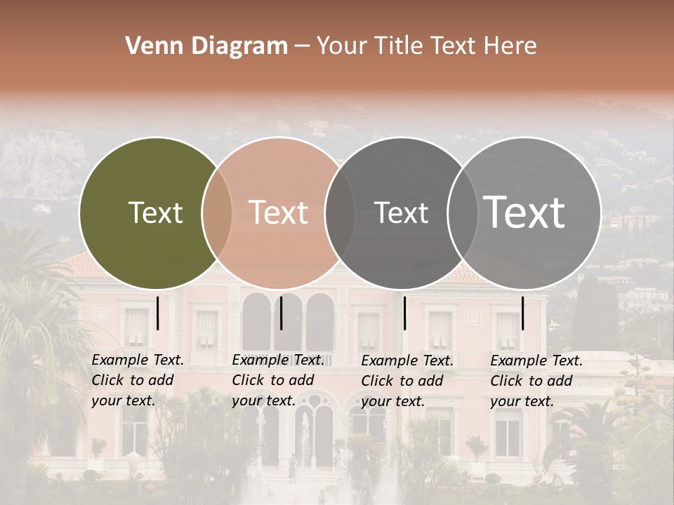 Steps Front Palm PowerPoint Template