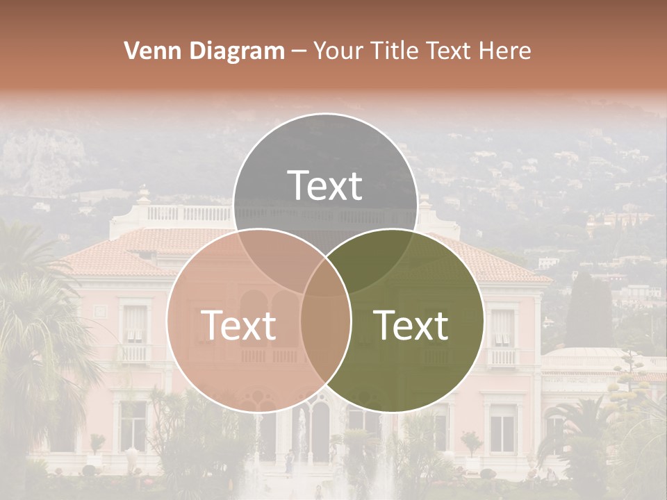 Steps Front Palm PowerPoint Template