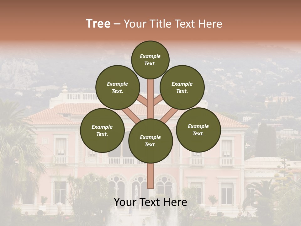 Steps Front Palm PowerPoint Template