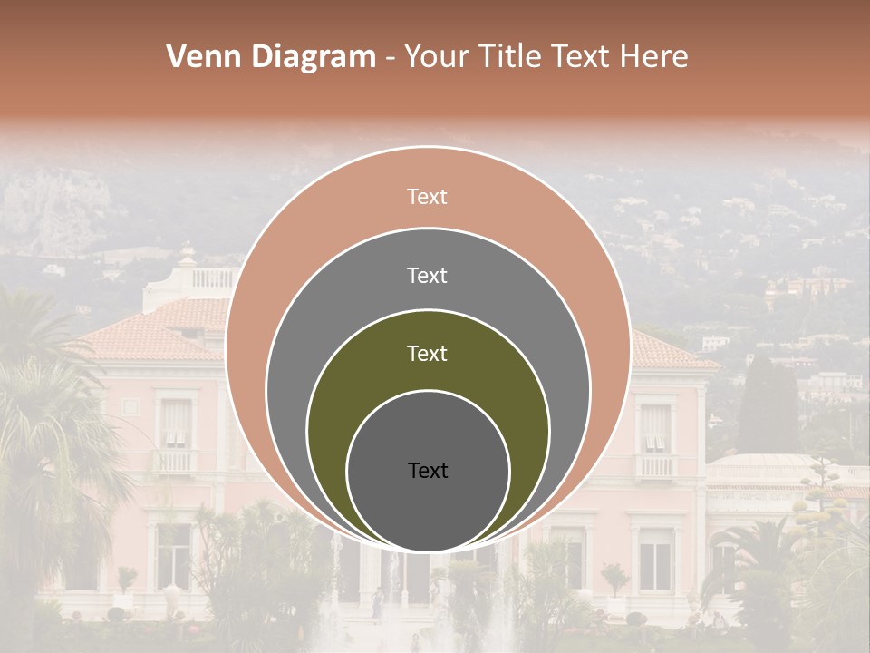 Steps Front Palm PowerPoint Template