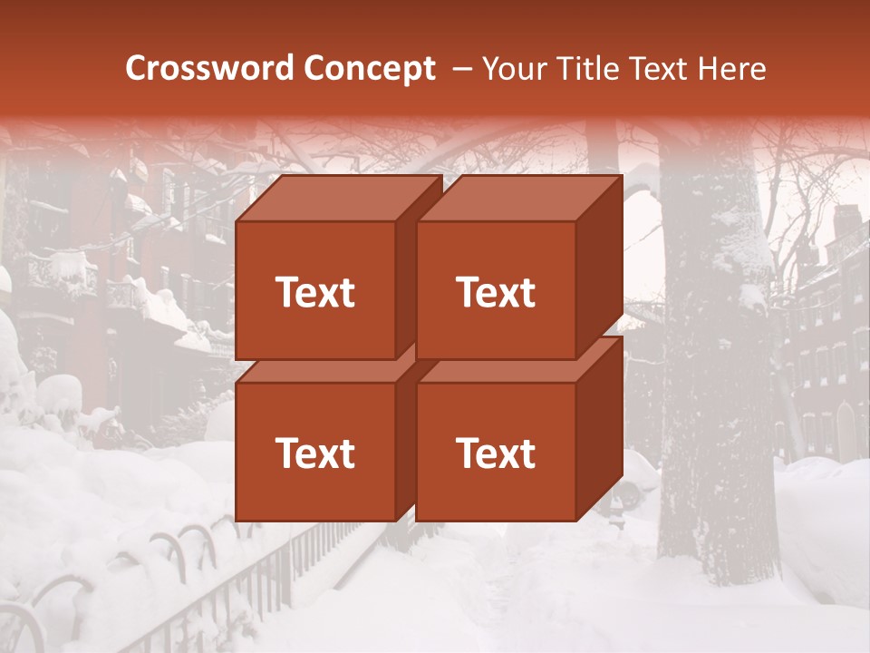 Neighborhood City Old PowerPoint Template