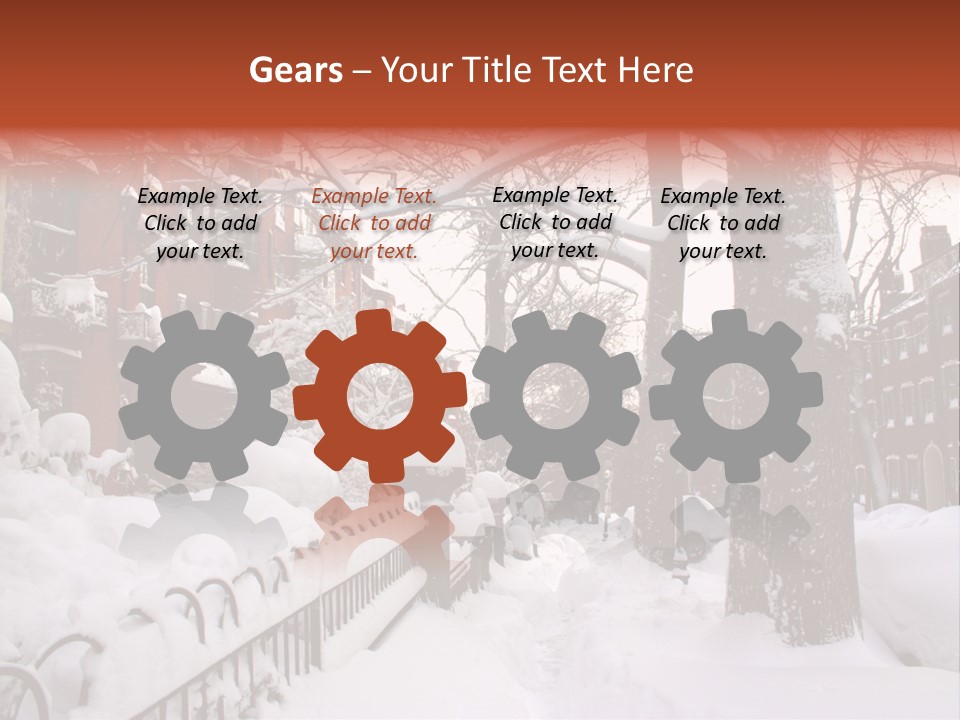 Neighborhood City Old PowerPoint Template