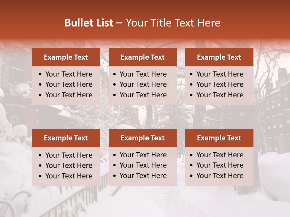 Neighborhood City Old PowerPoint Template