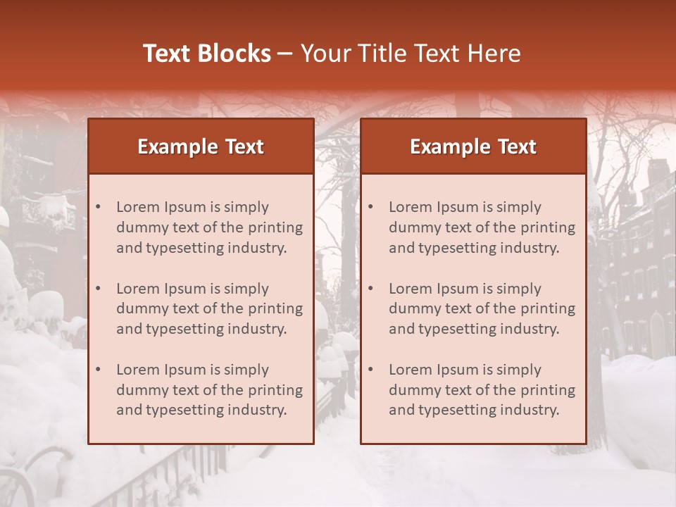 Neighborhood City Old PowerPoint Template