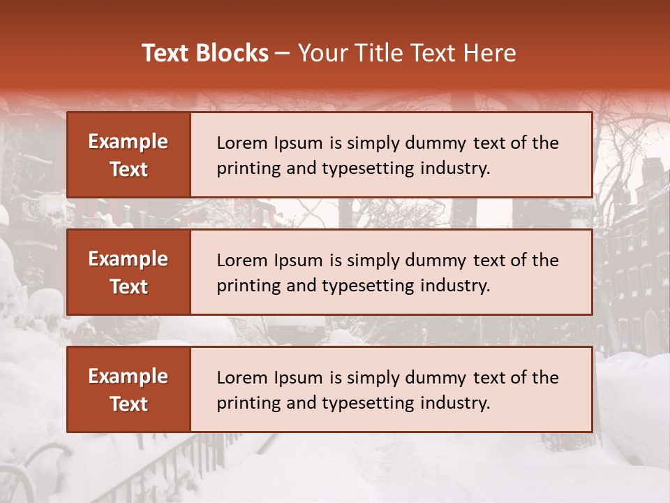 Neighborhood City Old PowerPoint Template