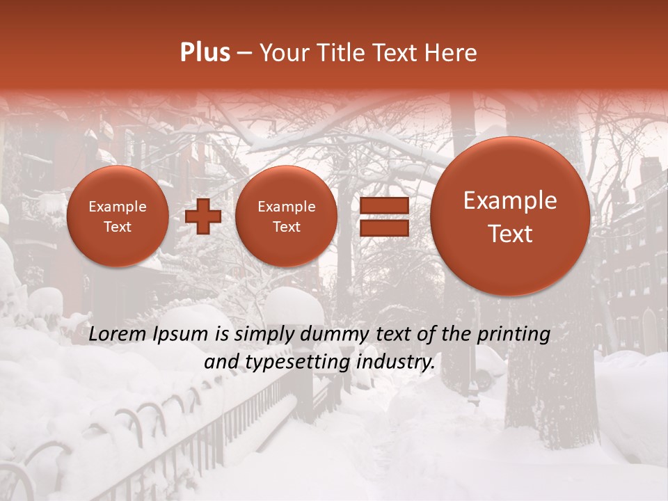 Neighborhood City Old PowerPoint Template