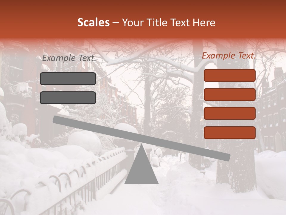 Neighborhood City Old PowerPoint Template