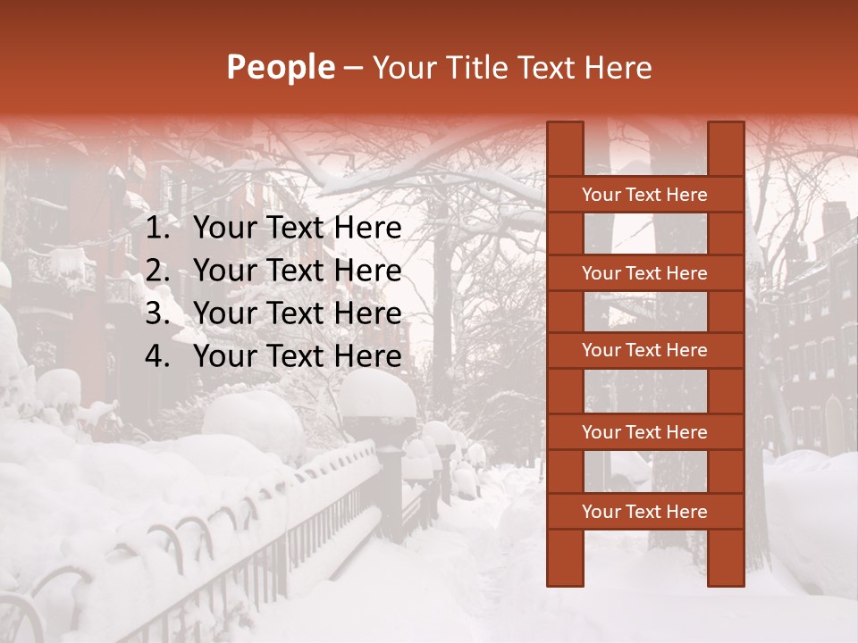 Neighborhood City Old PowerPoint Template