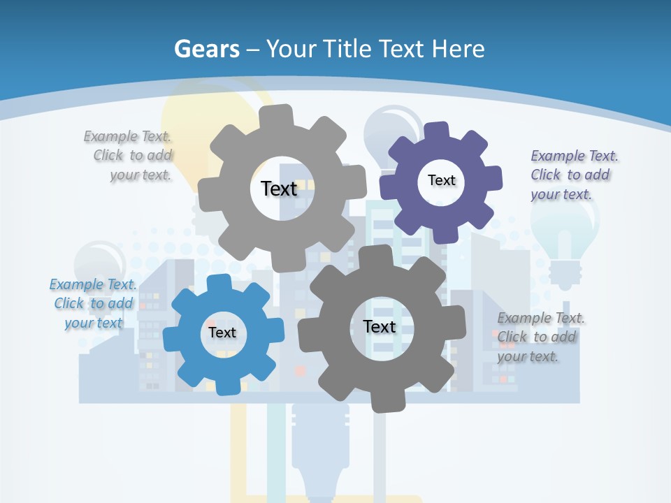 Icon Vector Connect PowerPoint Template
