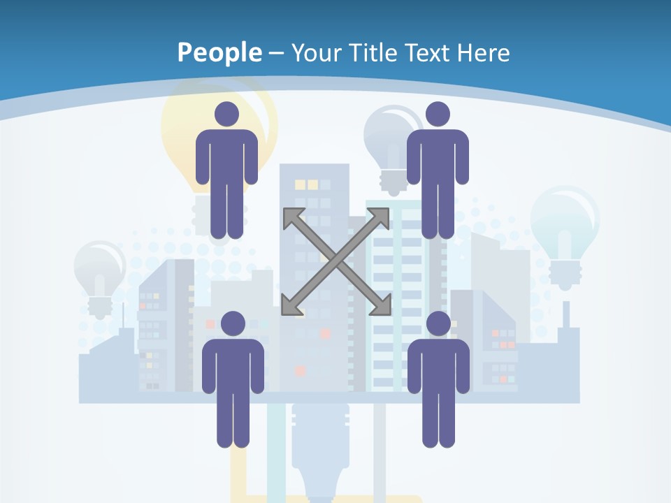 Icon Vector Connect PowerPoint Template