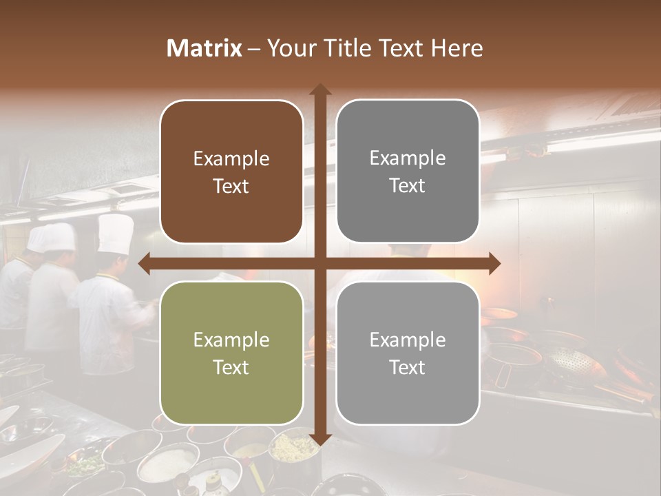 Men Cooking Profession PowerPoint Template