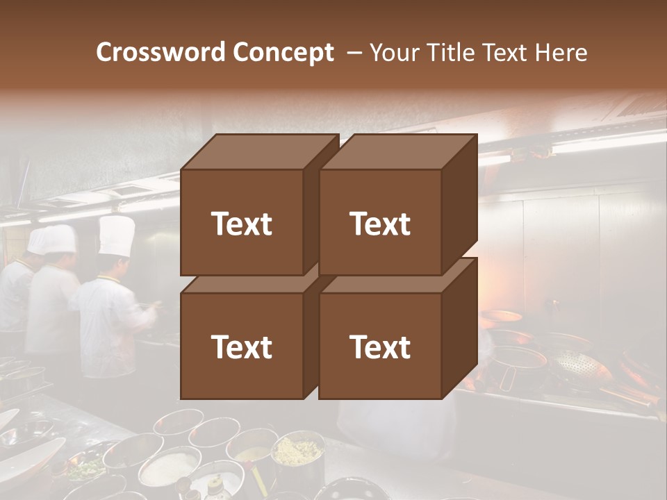 Men Cooking Profession PowerPoint Template