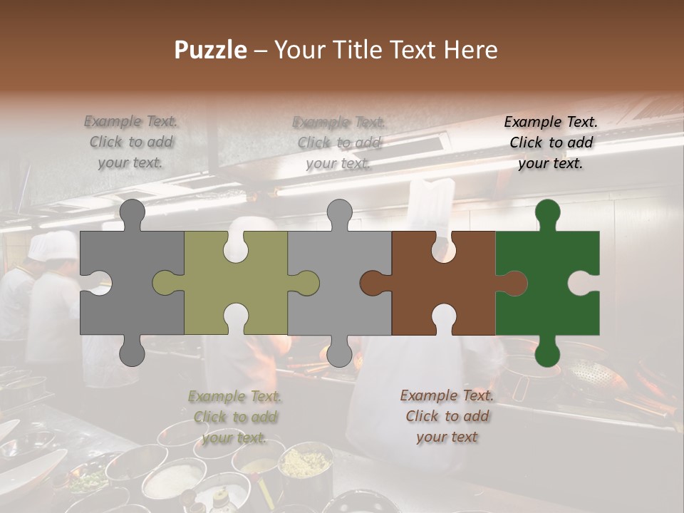 Men Cooking Profession PowerPoint Template