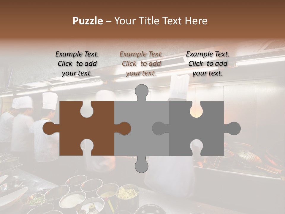 Men Cooking Profession PowerPoint Template