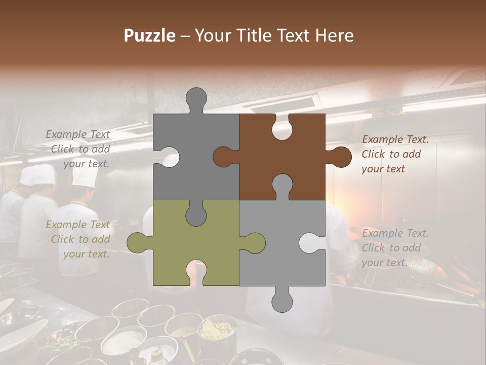 Men Cooking Profession PowerPoint Template