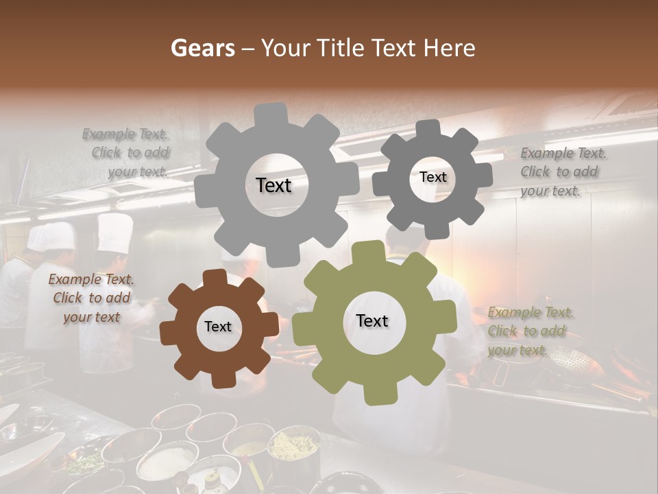 Men Cooking Profession PowerPoint Template