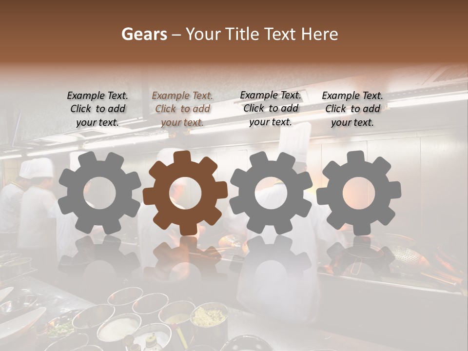 Men Cooking Profession PowerPoint Template