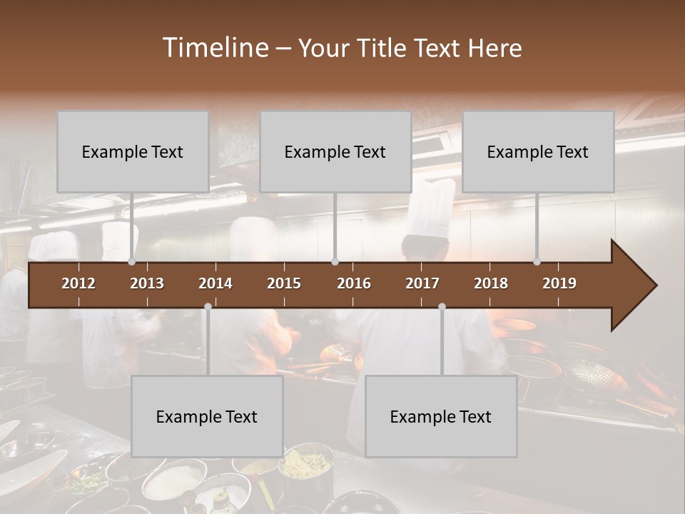 Men Cooking Profession PowerPoint Template