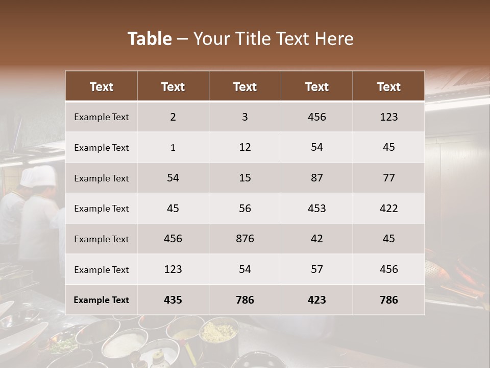 Men Cooking Profession PowerPoint Template