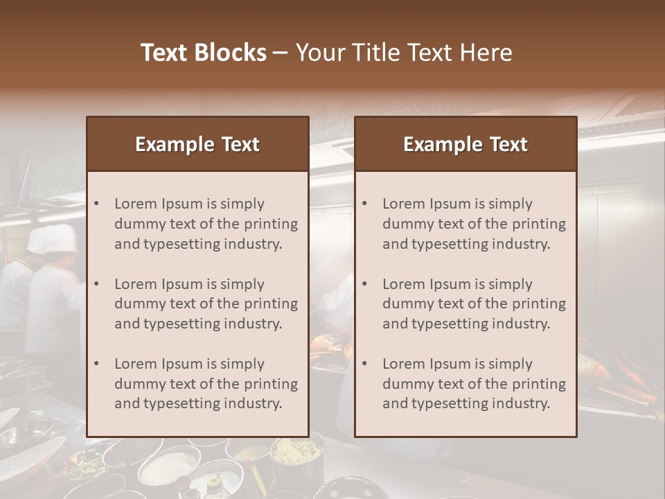 Men Cooking Profession PowerPoint Template